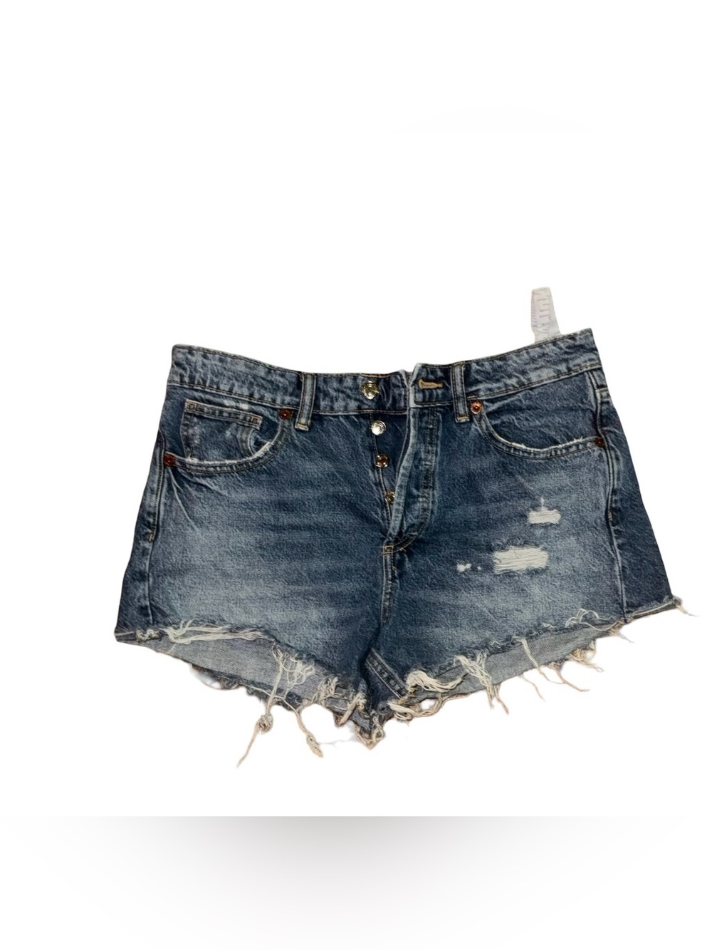 Zara short Jean Shorts Womens Distressed Cut-Offs size 6
